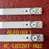 UFDIPLMY 3pcs 6LED 32ED05U-01B T32ED-06U-01B LED-32B500 32CE650 LED32C371 4C-LB320T-HQ2 Dl3261(a) 3pcs 1 LED Backlight