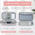 FYY Electronic Organizer, Travel Cable Organizer Bag, Portable Waterproof Double Layers Storage Bag for Accessories