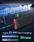 RONEGN 40000mah, 22.5W Pack 3 2 16/15 Portable Charger Power Bank USB C Fast Charging External Battery Phone Charger
