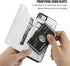 ONETOP Wallet Case for iPhone SE(2022) SE(2020) 7/8, Premium PU Leather with Card Holder, Kickstand, White
