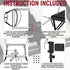 Cell Phone Fence Mount with Sunshade, Aluminum Fence Camera Mount Holder for Streaming & Recording Games, Anti-Overheat