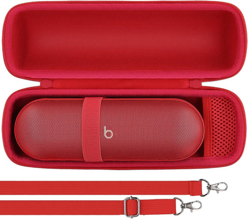 Hard Protective Case for Beats Pill 2024 Wireless Bluetooth Speaker, Portable Travel Case with Shoulder Strap