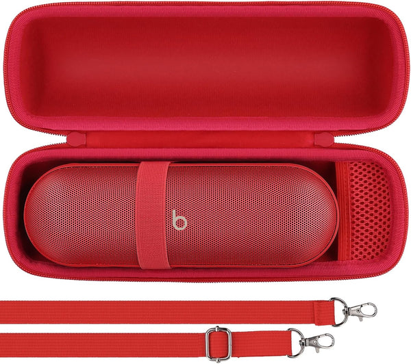 Hard Protective Case for Beats Pill 2024 Wireless Bluetooth Speaker, Portable Travel Case with Shoulder Strap