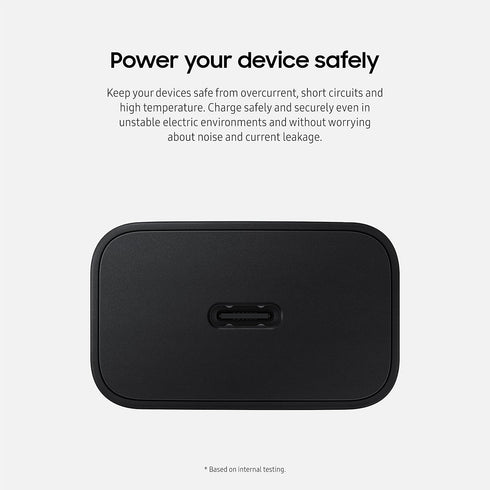 Samsung 15W Fast Wall Charger with USB-C Cable - Black