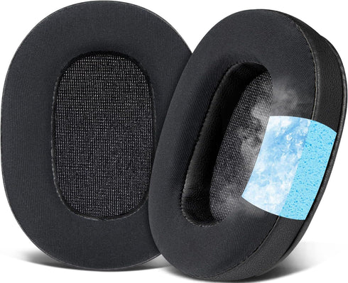 SOULWIT Cooling-Gel Earpads Replacement for BlueParrott B450/S450 Noise Cancelling Bluetooth Headset, Black