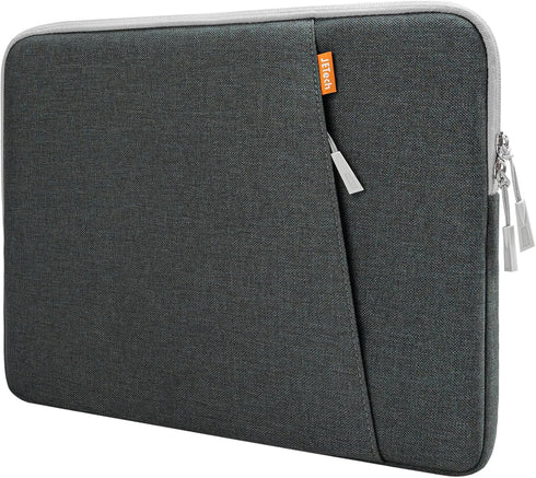 JETech Waterproof Shockproof Laptop Sleeve for 15-Inch Notebook, Compatible with MacBook Air/Pro, Accessory Pocket Bag
