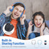 rockpapa Share 1 Kids Headphones Wired with Microphone & Share Port, 85dB/94dB Volume Limited, Black/Grey