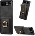 Asuwish Motorola Razr 2023 Case, Card Slot Magnetic Back Case with Ring Holder, Kickstand for Razr 40 Gen 3