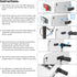 AboveTEK iPad Lock Security Cable - 6Ft Keyless 4 Digit Combination Tablet Lock Kit for Retail Store