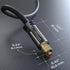 TOSLINK Cable, Optical Audio Cable – 6 feet Short Fiber Optic Cable for Soundbars (TOSLINK to TOSLINK)