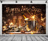 BELECO 5x3ft Fabric Happy New Year Backdrop 2025 New Years Eve Decorations Banner Champagne Fireworks Bokeh
