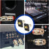 XMSJSIY D-type Speaker Box Terminal Binding Post Panel Mount 4mm Banana Plug Socket Connector for Amplifier Subwoofer