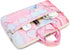 Pink Marble Pattern Waterproof Laptop Shoulder Bag for 14-15 Inch Laptops, Briefcase for 15.6 Inch