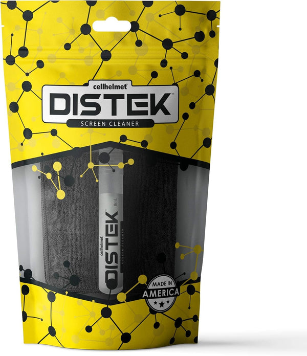 cellhelmet DISTEK Screen and Phone Cleaner Kit Universal for iPhone, Galaxy, iPad, Eyeglasses, Optics, LCD, TV - 8mL