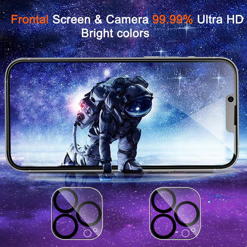 Ferilinso iPhone 13 Pro Privacy Screen Protector 2 Pack, 9H Anti-Spy Tempered Glass, Case Friendly, Easy Install, 5G.