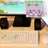 Mozeat Lens 4PCS English Keyboard Replacement Letter Stickers Universal Keyboard Sticker Matte English Keyboard