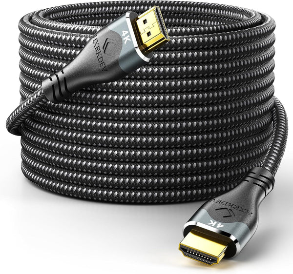 4K HDMI Cable 65Ft, Ultra High Speed HDMI Cable 2.0 Cord Braided