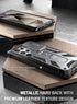 Poetic Spartan Case for Galaxy S24 Ultra 6.8", Military Grade Rugged Shockproof Phone Case with Slide Camera Cover and