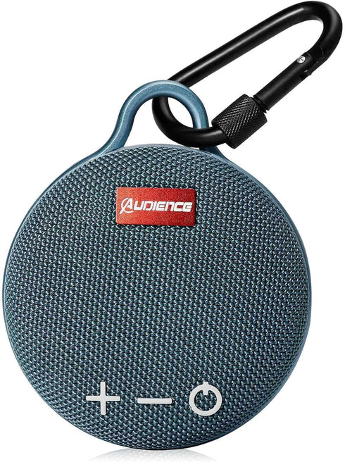 UrbanX Audience Series Bluetooth Waterproof Speaker, IPX7, 20H Playtime, Compact Big Sound, Blue, 1 Pack for Beach,