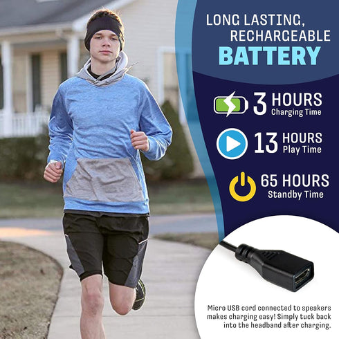 CozyPhones Sleep Headphones - Wireless Over-Ear from Ultra Thin Cool Mesh Chordless Headphones for Side Sleepers,