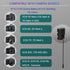ACK-E6 AC Power Adapter with Dummy Battery Kit for Canon EOS R, R5, R6, 5D Mark III IV, 6D, 7D Cameras