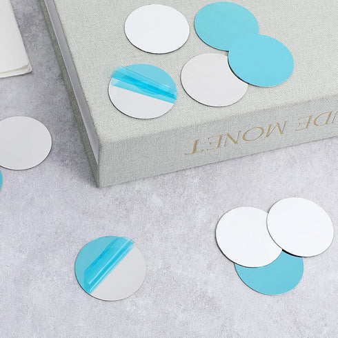 Jxiwfvl 20 Counter PCS Metal Plate for Magnets, Metal Plate for Phone Magnet, Adhesive Magnetic Plates with Adhesive
