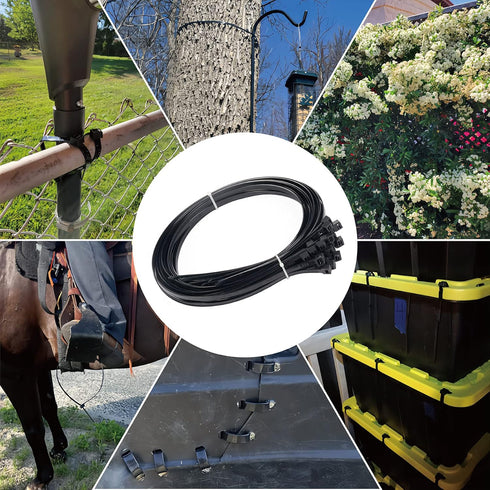 ANOSON 24 inch (40 Pack), 220 lbs, Large Zip Ties Heavy Duty Outdoor Heavy Duty Zip Ties Black, by