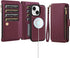Antsturdy Compatible with Magsafe Magnetic 2 in 1 Detachable iPhone 15 Wallet Case