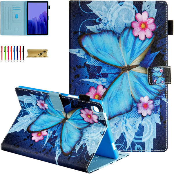 Dteck Galaxy Tab A7 Tablet Case 10.4" 2022/2020, SM-T500/T503 PU Leather Protective Cover with Auto Sleep Wake