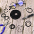 Sliverdew 100 Cassette Cassette 40-135 mm Cassette 1mm Pcs Recorder Rubber Belts Recorder Repair Maintenance Mix Flat