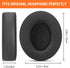 GVOEARS Mesh Fabric Ear Pads for Beats Studio 2 & 3, Noise Cancelling Memory Foam Cushions (Black)
