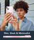 FNTCASE iPhone 15 Plus Case: Slim Magnetic Clear, Military Shockproof, Anti-Yellowing, with Camera & Screen Protectors,