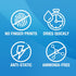 MiracleWipes for Electronics Cleaning - Screen Wipes for TV, Phones, Monitors - Includes Microfiber Towel
