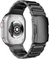 Titanium Band for Apple Watch, Compatible with 49mm, 45mm, 44mm, 42mm, Black Metal Replacement Strap