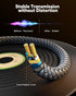 Highwings 1/4 to 1/8 Cable, Stereo Audio Cable 10FT, 6.35mm 1/4" Male to 3.5mm 1/8" Male TRS for Guitar, Home Theater,