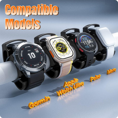 TUSITA Bike Mount, Compatible with Garmin, Apple Watch Ultra, Polar