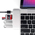 Satechi Aluminum Type-C USB 3.0 3-in-1 Combo Hub, for M2/M1 MacBook Pro/Air, iPad Pro/Air, Mac Mini, iMac M1