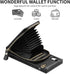 iPhone XR Zipper Leather Wallet Case (6.1-Inch) - 3-in-1 Crossbody Bag with Card Holder & Adjustable Anti-Theft Strap