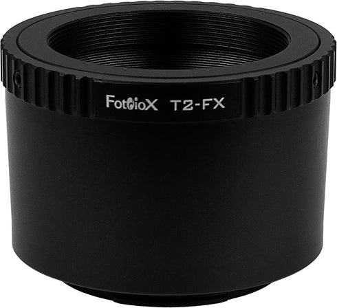 Fotodiox Lens Mount Adapter for T-Mount (T/T-2) Screw Mount SLR Lens on Fuji X-Mount Cameras