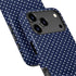 Aleviker 17 2-Layer Case for iPhone Pro Max, Glossy Hybrid Hard Shell, Aesthetic Scratch Resistant Cover, Navy Blue