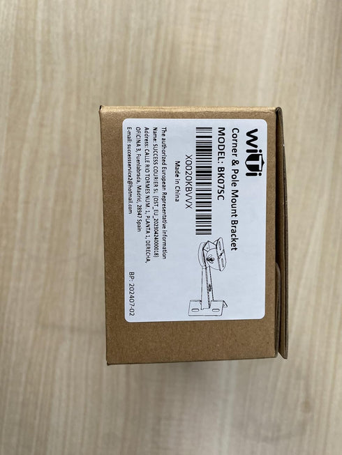WiTi Stainless Steel Corner and Pole Mount Bracket for Surveillance Camera, Extension Arm Holder for CCTV