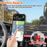 1Zero Solid Car Truck Phone Mount Holder with 14-Inch Gooseneck Long Arm, Windshield Window Mobile Holders w/Industrial-Strength Suction Cup, Anti-Shake Stabilizer Compatible All Cell Phones, Black