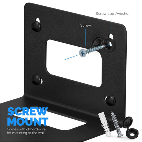 PTZ Camera Wall Mount Bracket, Compatible with HuddleCam, Sony, AVIPAS, Universal Holder Shelf by Brainwavz