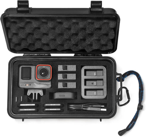 Lekufee Travel Waterproof Hard Case for Insta360 Ace Pro/Action Camera and Accessories (Case Only)