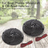Pyle Low-Profile Waterproof Marine Speakers - 100W 4 Inch 2 Way Outdoor Audio Stereo Sound System, Black
