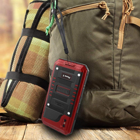 Beasyjoy for iPhone Xs Case, Heavy Duty Metal Case for iPhone X/10, Waterproof Shockproof Full Body Protection