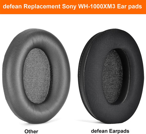 Cooling Gel Ear Pads Replacement Cover Cushions for Sony WH-1000XM3 (WH1000XM3) Headphones