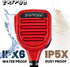 Speaker Microphone Shoulder Waterproof IP56, Compatible with Kenwood Two Way Radio, 3.5mm Jack (1 Pcs)