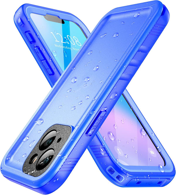 SPORTLINK iPhone 13 Mini Waterproof Case - Built in Screen Protector Full Body Shockproof Dustproof IP68 Waterproof