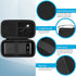 khanka Hard Travel Case for Anker Power Bank, 20,000mAh Portable Charger, Case Only (Black)